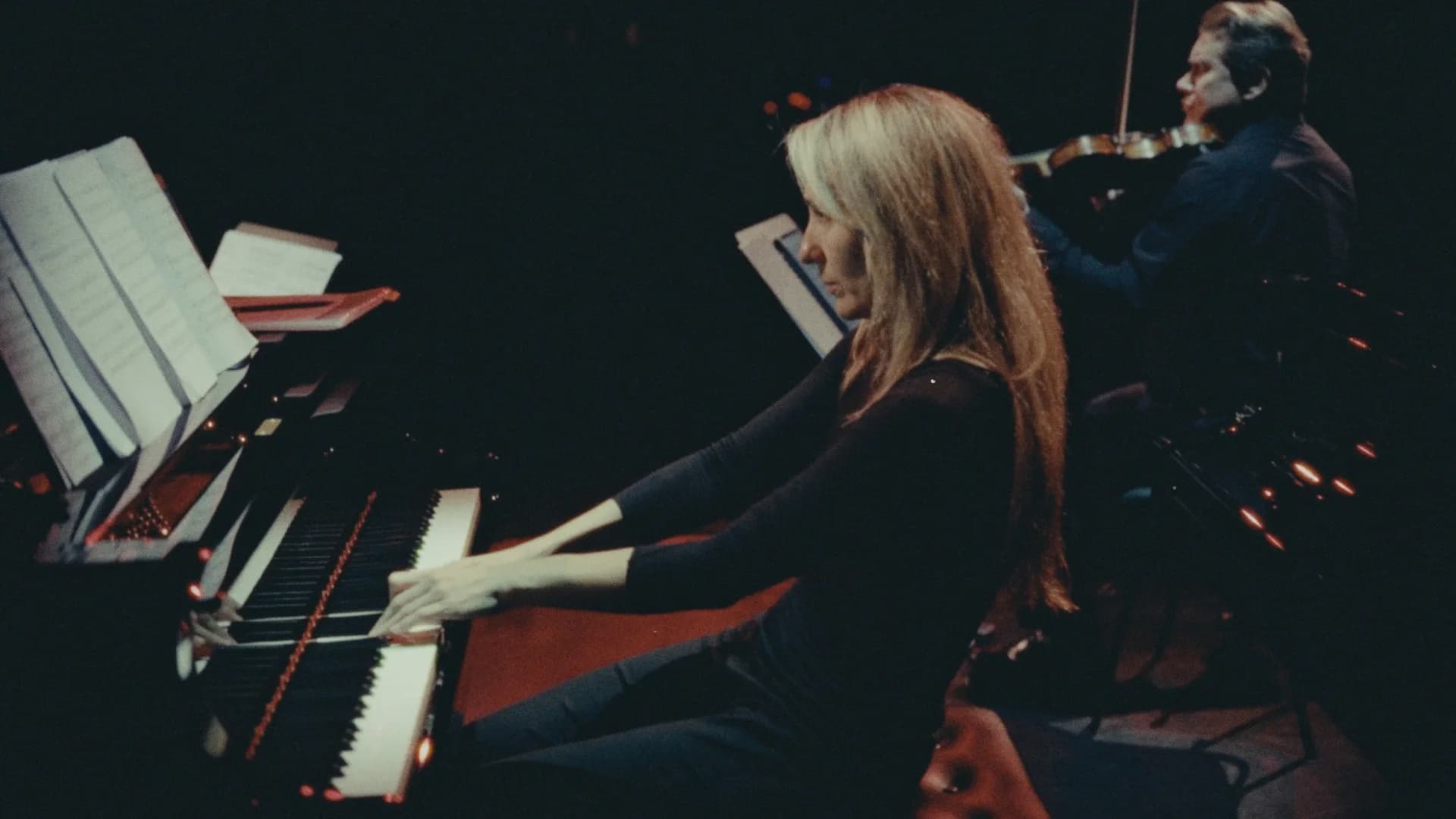Anastasya Terenkova performing on piano